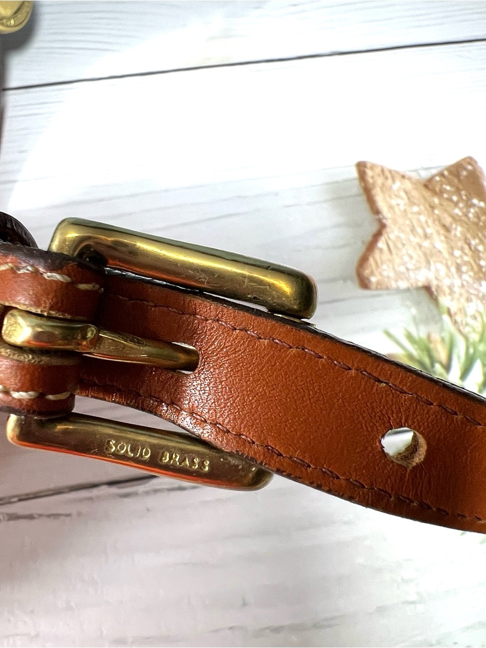 🦆 DOONEY & BOURKE FIR GREEN AND BRITISH TAN PEBBLED LEATHER CROSSBODY - Picture 15 of 16